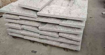 滁州芝麻白蘑菇石，自然面