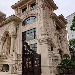 滁州黄金麻别墅外墙异形定制