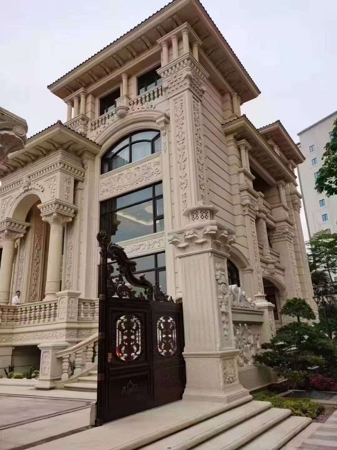 滁州黄金麻别墅外墙异形定制