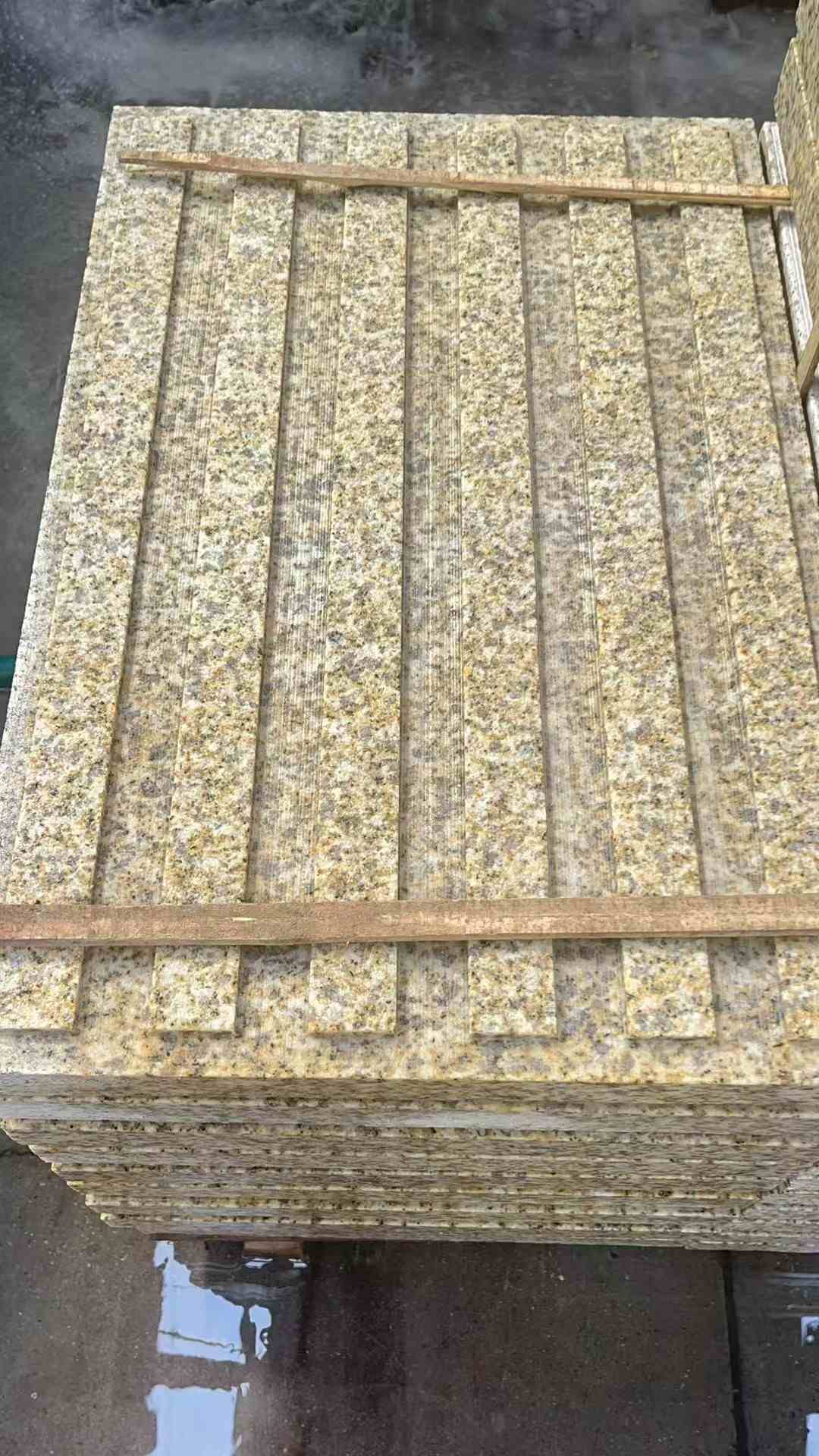 滁州黄金麻盲道 石材盲道