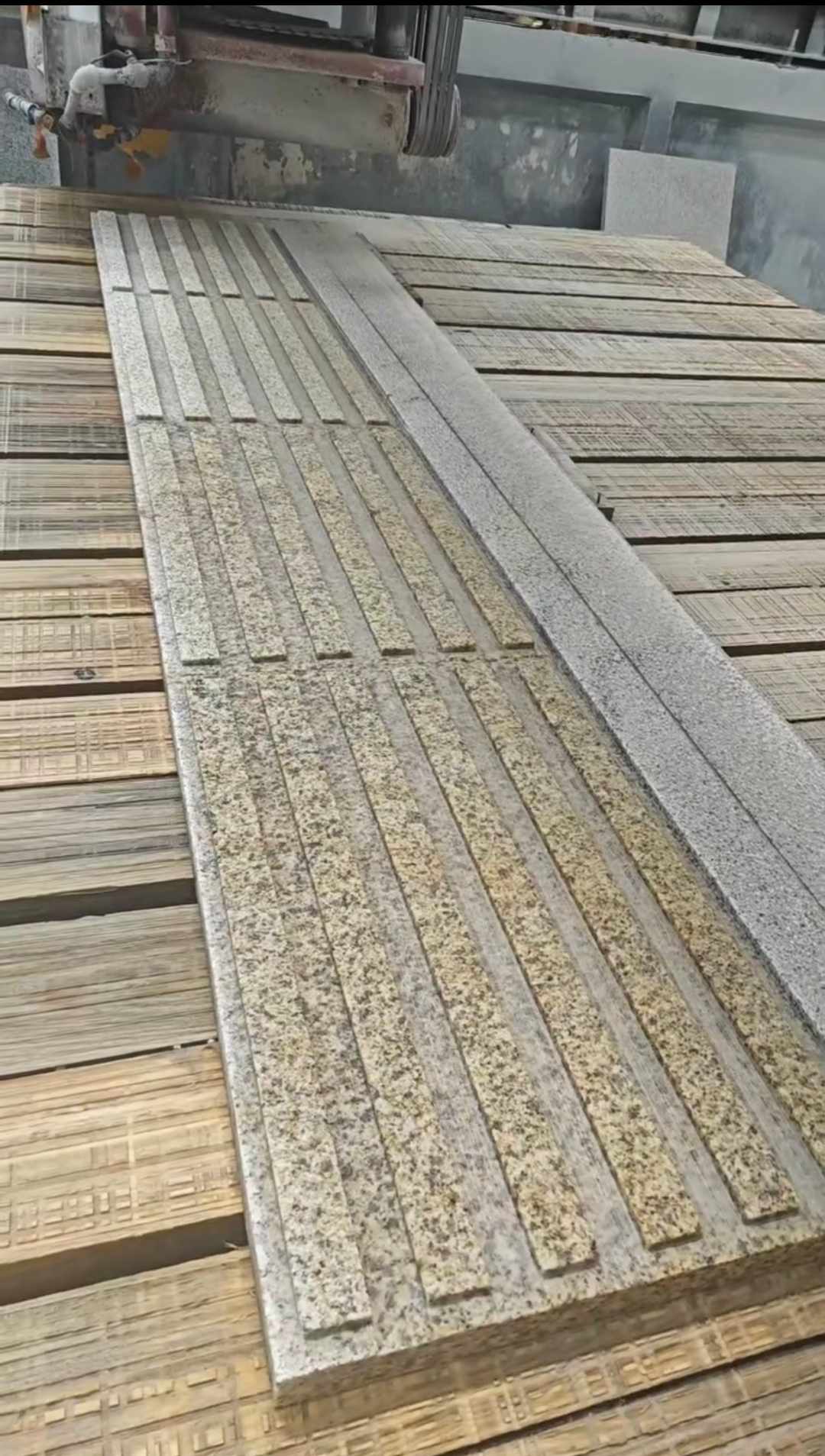 滁州黄金麻盲道石 盲条