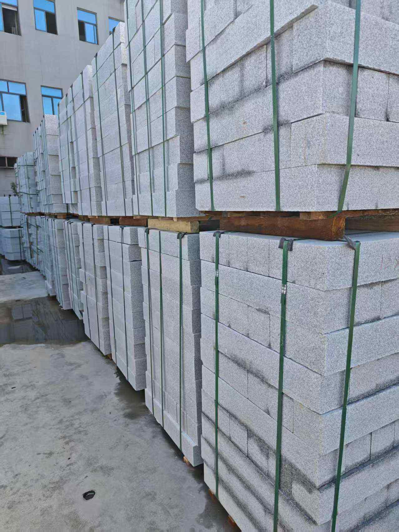 滁州芝麻白路牙石，路侧石