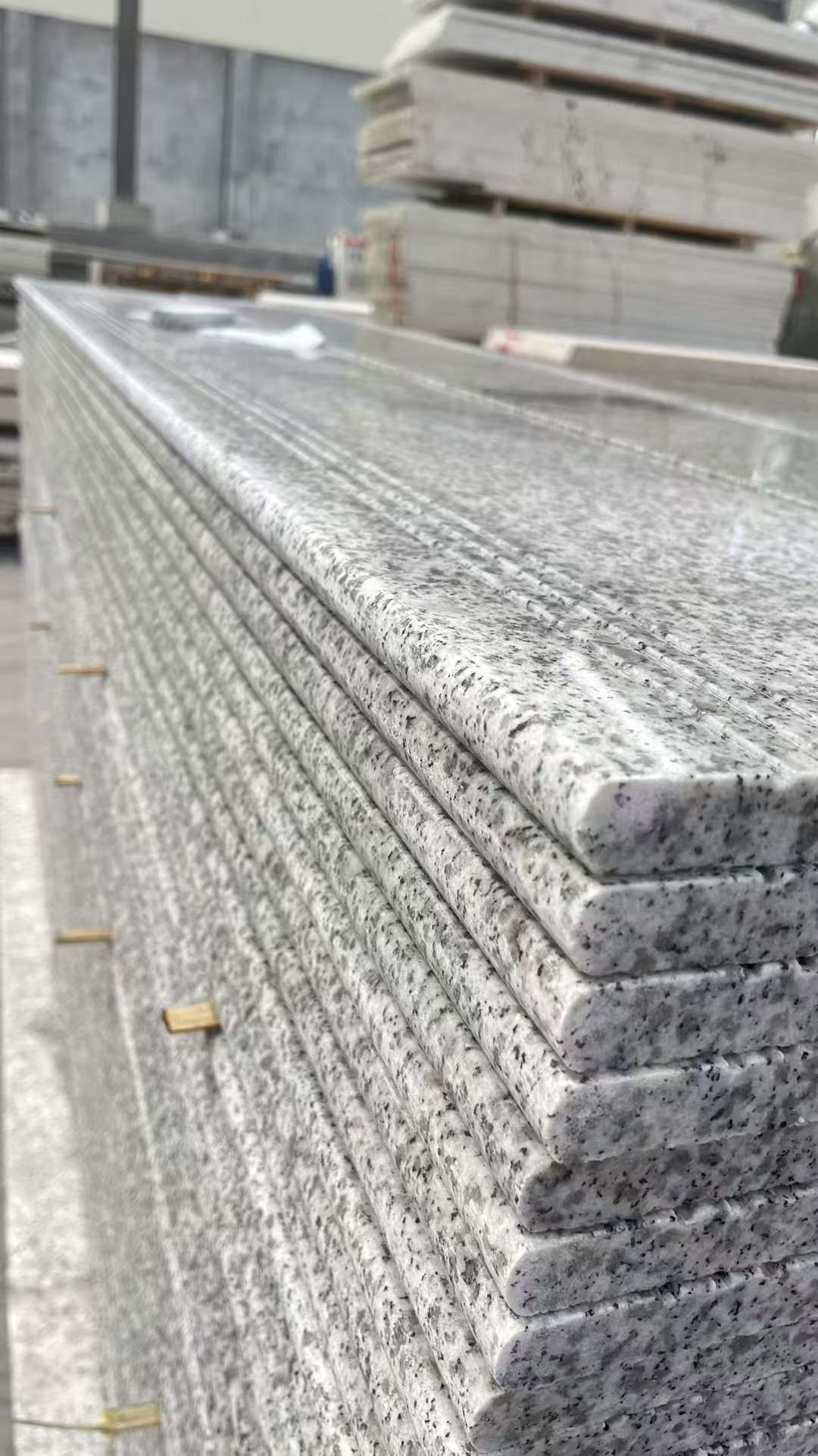 滁州芝麻白楼梯踏步 花岗岩楼梯板材